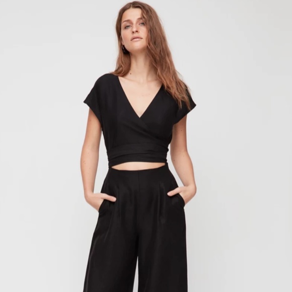 Wilfred Brax Jumpsuit Size 6 Black - Picture 1 of 7